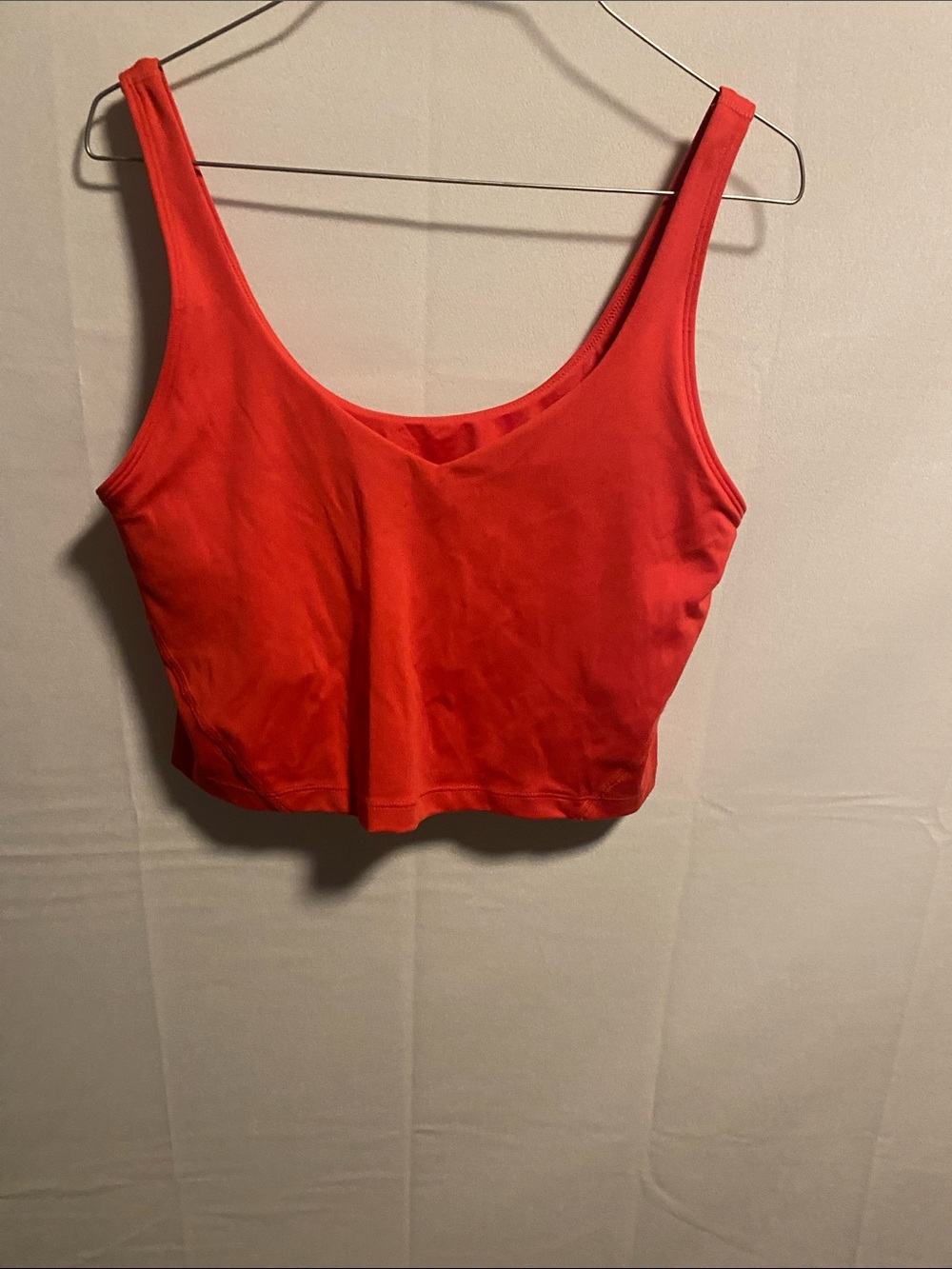 Gilly Hicks Bright Red Active Crop Top